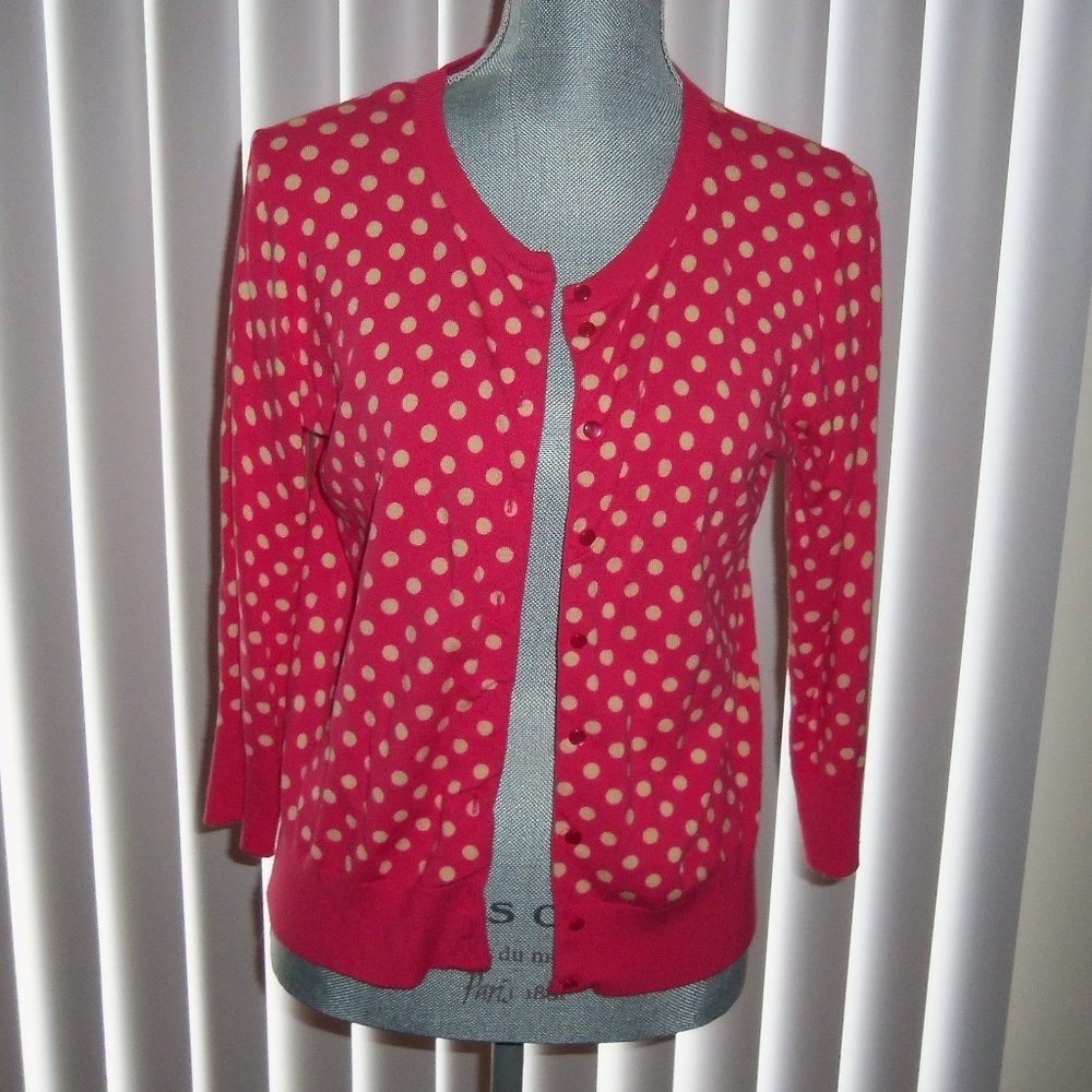 Spense Knits 3/4 sleeve cardigan Size M